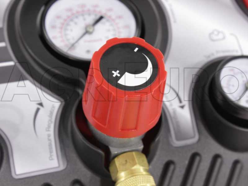 Fini Energy 12 - Compressore aria elettrico portatile monofase, oil-less - Motore 1.5 HP - 12 lt