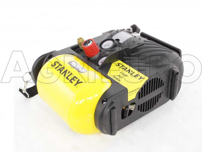 Compressore Aria Stanley 5 Litri 10 Bar - Portatile Con Tracolla, Per Gonfiaggio E Lavori Leggeri - Foto 7