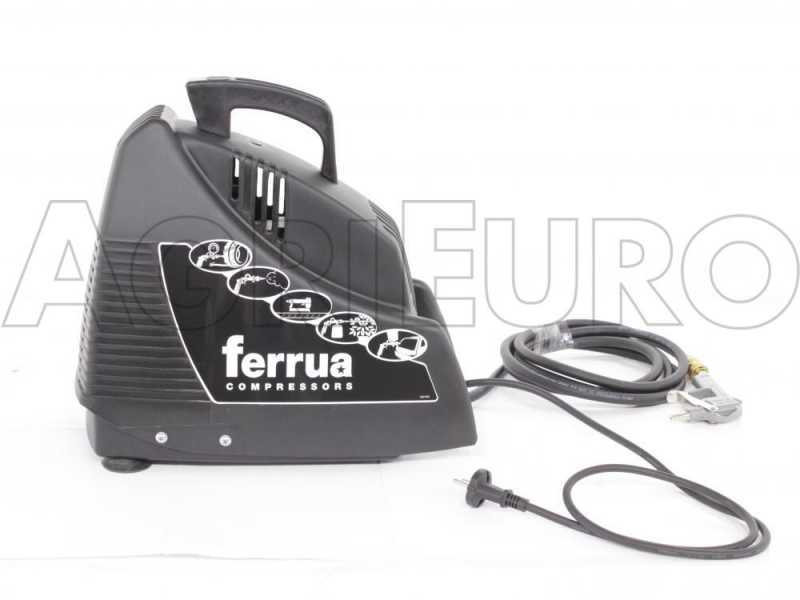 Ferrua Family - Compressore aria elettrico portatile, oil-less - Motore 1.5 HP