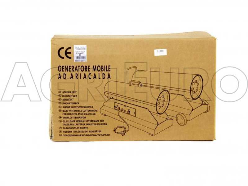 ITM MIZAR 50PX INOX - Generatore di aria calda a gas diretto - 50 kw