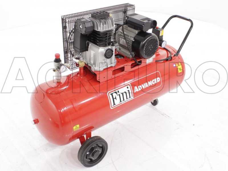 Fini Advanced MK 103-150-3M - Compressore aria elettrico monofase a cinghia - motore 3 HP - 150 lt