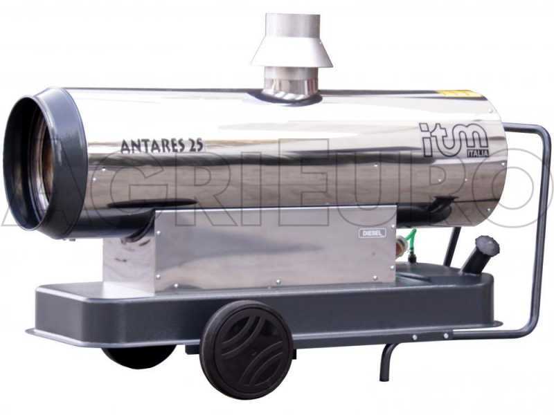 ITM ANTARES 25 INOX - Generatore di aria calda a gasolio indiretto - 25 kw