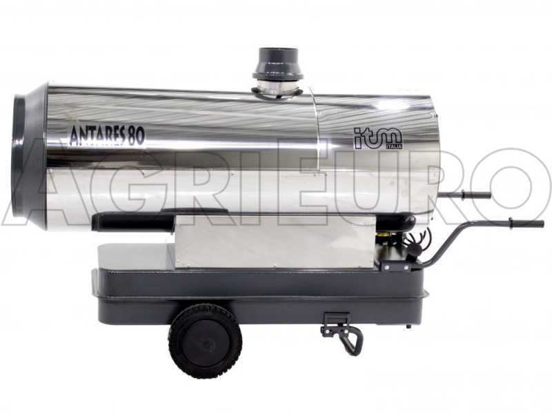 ITM ANTARES 80 INOX - Generatore di aria calda a gasolio indiretto - 80,6 kw