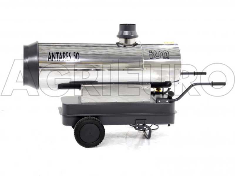 ITM ANTARES 50 INOX - Generatore di aria calda a gasolio indiretto - 48,5 kw