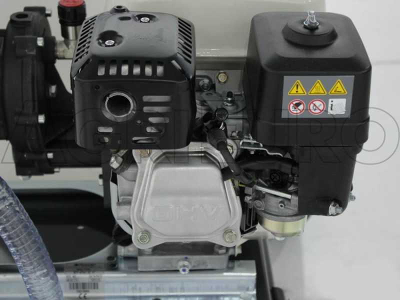 Kit motopompa irrorazione con gancio Comet APS41/Honda GP160 con carrello e serbatoio 120L