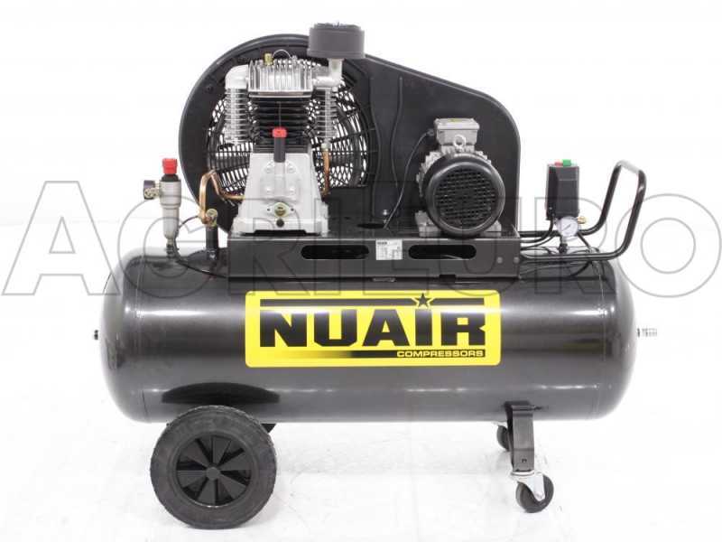 Nuair NB/5,5CT/270 - Compressore aria elettrico trifase a cinghia - motore 5.5 HP - 270 lt