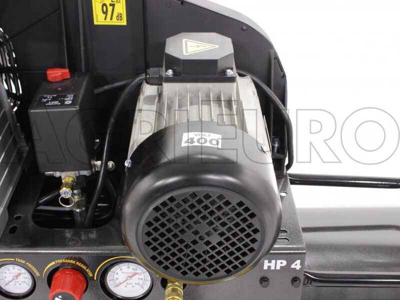 Nuair B 3800B/4T/270 TECH - Compressore aria elettrico trifase a cinghia - Motore 4 HP - 270 lt