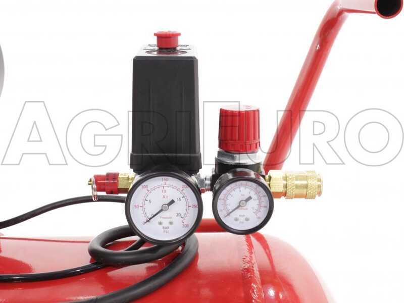 Ferrua FB28/100 CM2 - Compressore aria elettrico monofase a cinghia - Motore 2 HP - 100 lt