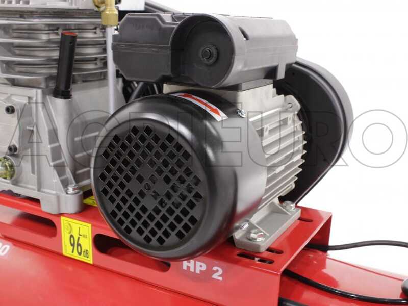 Ferrua FB28/100 CM2 - Compressore aria elettrico monofase a cinghia - Motore 2 HP - 100 lt