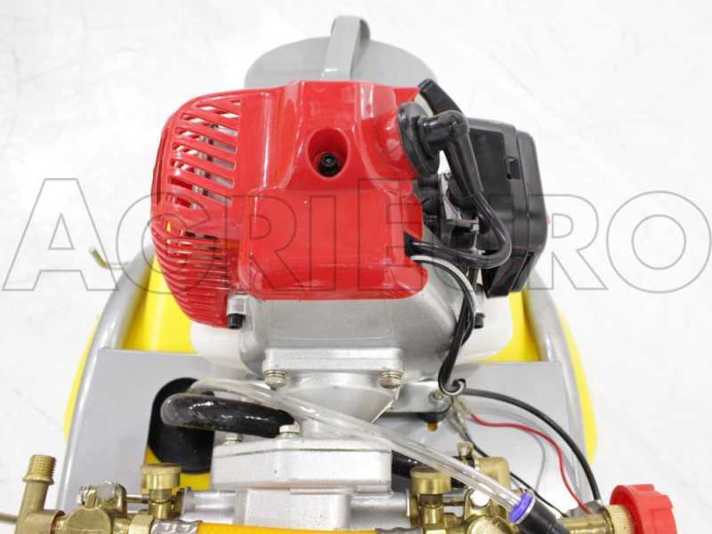 GeoTech SP 320 2S ALU - Pompa irroratrice a scoppio carrellata - 2 tempi a miscela