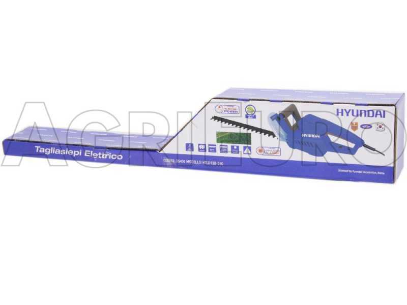 Hyundai HTLD13B-510 - Tagliasiepi elettrico con lama da 51 cm - 450W