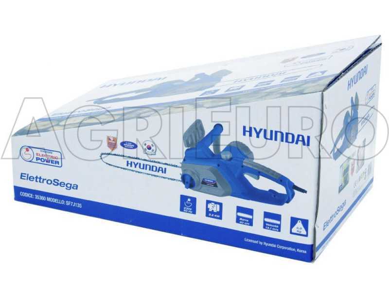 Elettrosega Hyundai SF7J135 con motore elettrico, motosega elettrica da 2000W