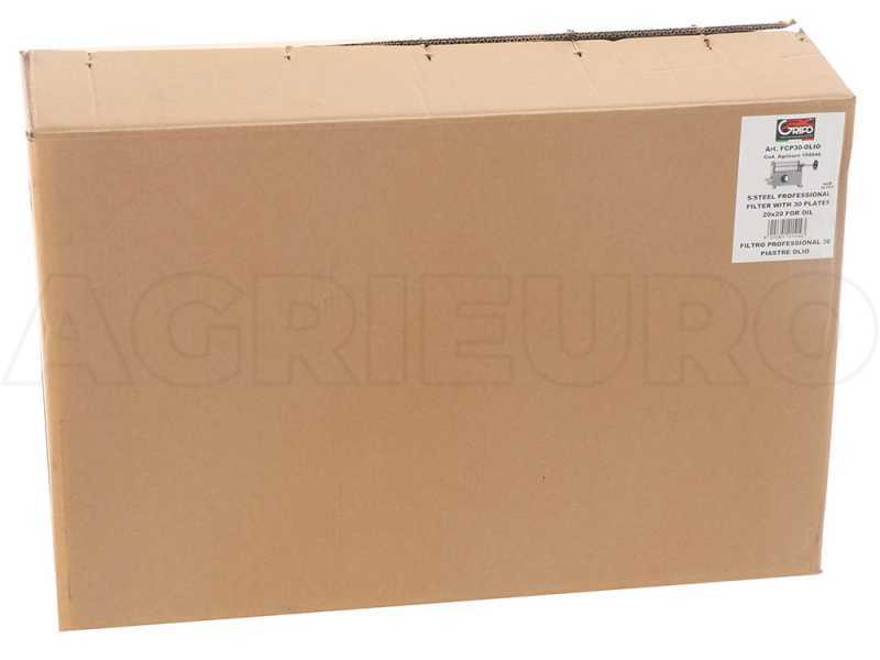 Grifo Professional FCP30-Olio - Filtro a cartoni per olio carrellato - Pompa in INOX
