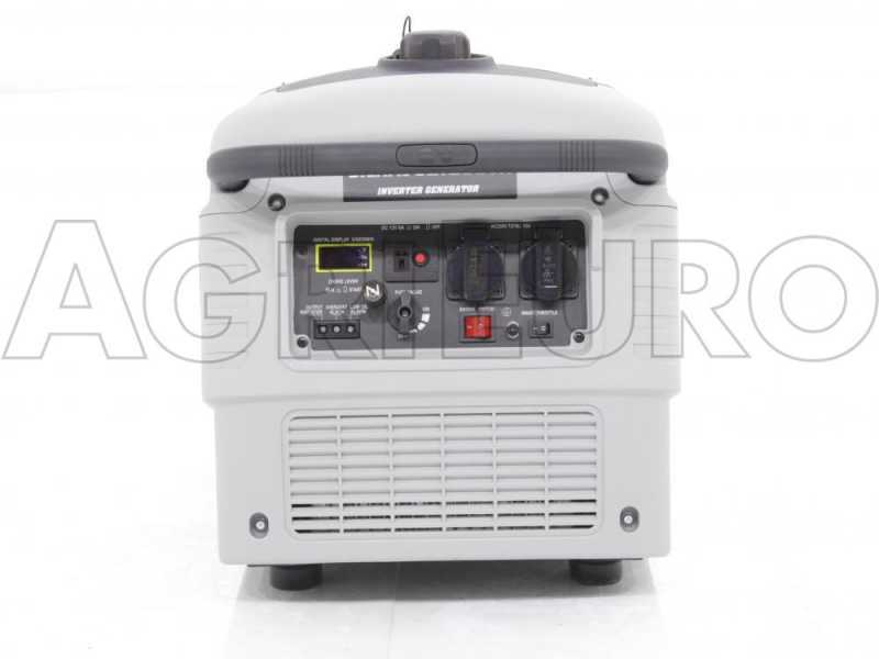 AMA G3000I - Generatore di corrente carrellato silenziato a inverter 3 kW - Continua 2.8 kw Monofase
