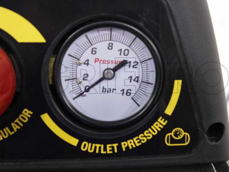 Nuair New Vento 200/8/6 - Compressore aria elettrico portatile monofase, oil-less- Motore 1.5 HP - 6 lt