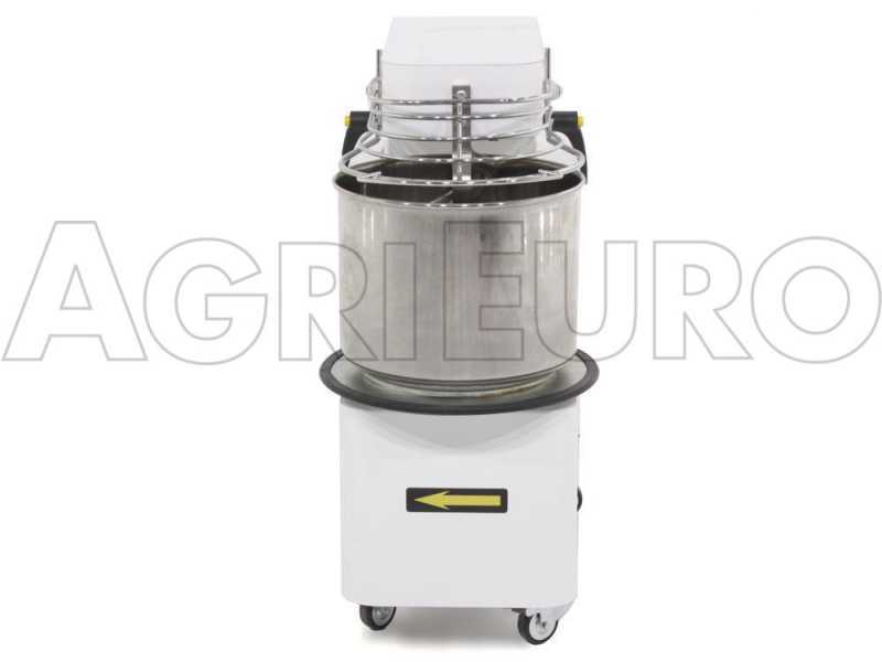 Impastatrice a spirale Mixer 1000 S Deluxe a testa ribaltabile - Capacit&agrave; vasca 8 Kg 10 litri