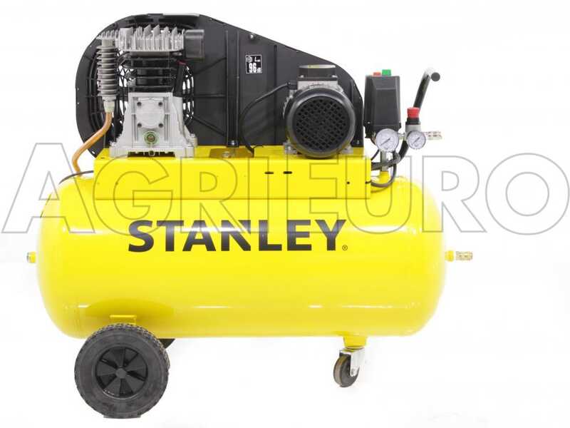 Stanley B 345/10/100T - Compressore aria elettrico trifase a cinghia - Motore 3 HP - 100 lt