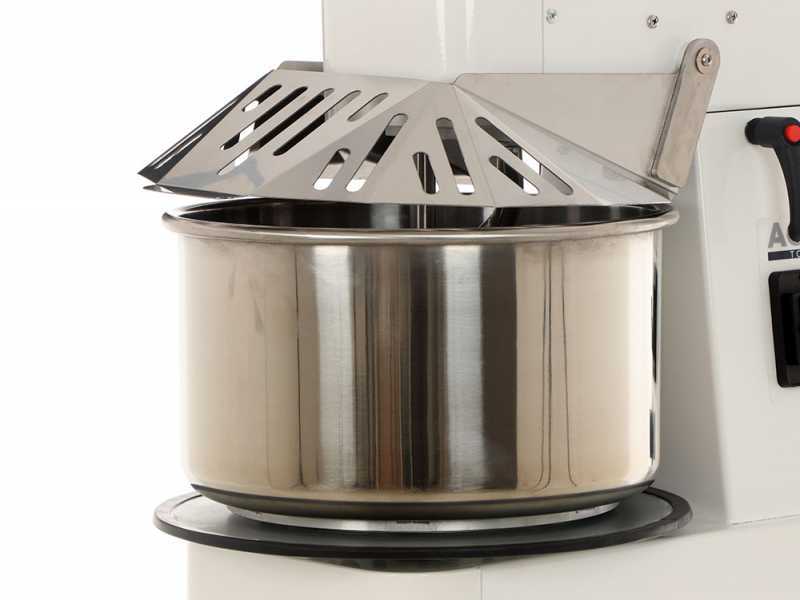 Impastatrice a spirale sollevabile Mixer 3000 T-2G Deluxe - Da 25 Kg trifase a 2 velocit&agrave;