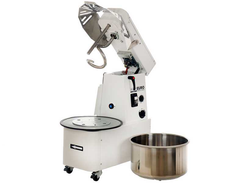 Impastatrice a spirale sollevabile Mixer 3000 T-2G Deluxe - Da 25 Kg trifase a 2 velocit&agrave;
