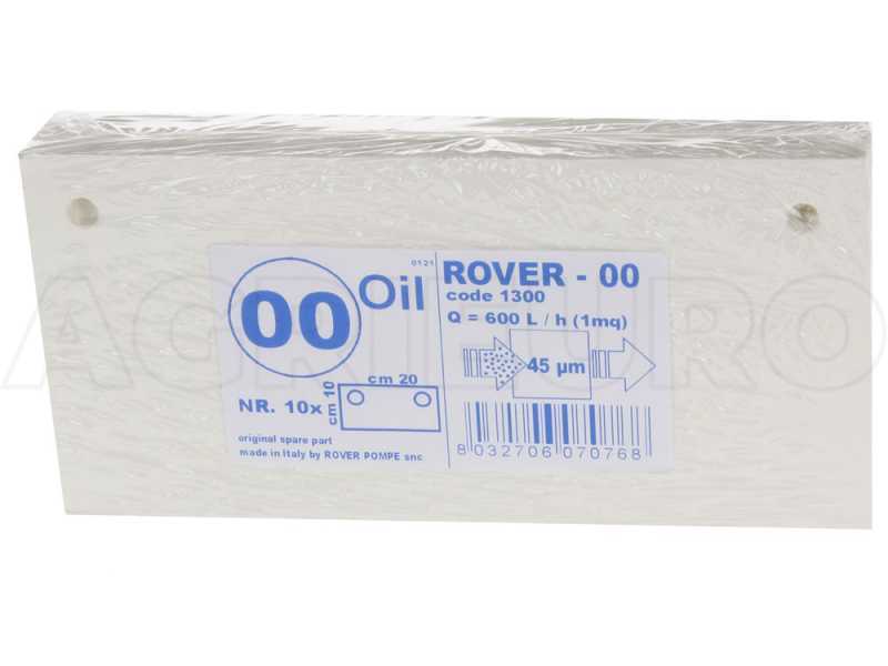 tipo 00 - Nr. 10 cartoni filtranti Rover per pompe con filtro Pulcino - Per olio