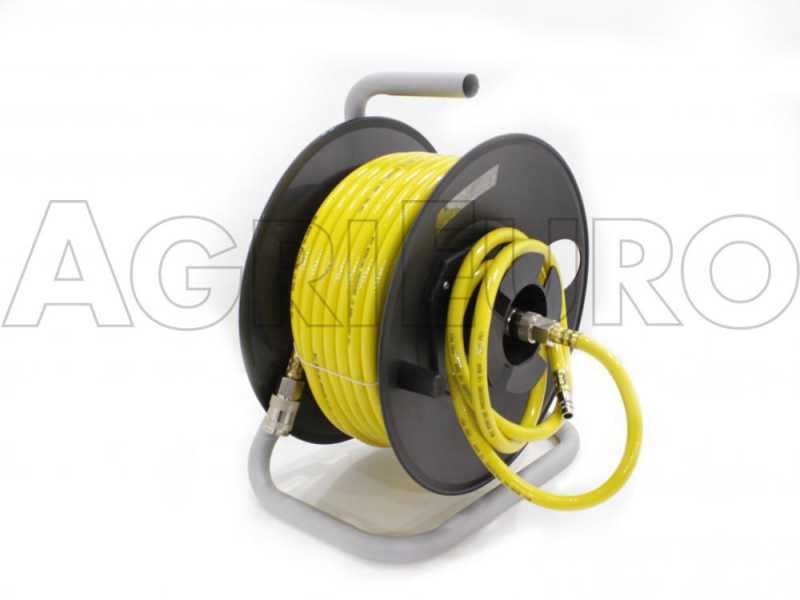 Avvolgitubo STANLEY con 20 mt di tubo in pvc per aria compressa - Stanley