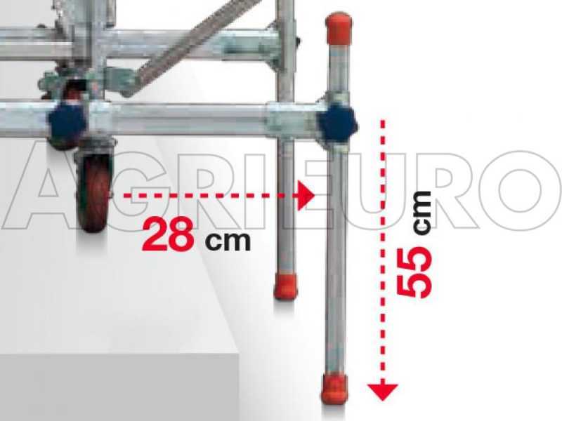 Nr. 2 barre stabillizzatrici ad azione orizzontale e verticale
