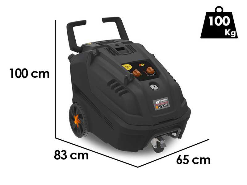 Comet KP PRO CLASSIC 5.12 12/200 T - Idropulitrice ad acqua calda - trifase - 200 bar - 720 l/h