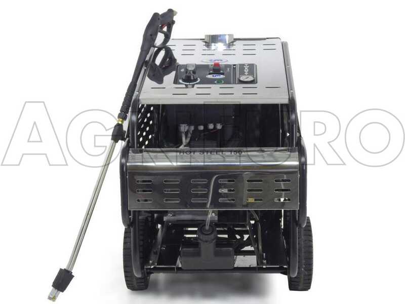 ITM - HOT STEEL 150/15 - Idropulitrice professionale triale ad acqua calda - trifase - 150 bar - 900 l/h - INOX