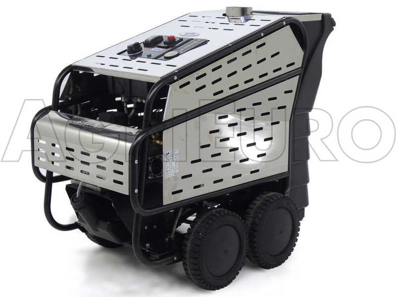 ITM - HOT STEEL 150/15 - Idropulitrice professionale triale ad acqua calda - trifase - 150 bar - 900 l/h - INOX