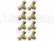 Kit 8 pezzi - Valvole antigoccia per getti e nebulizzatori - Attacco 3/8 MG - 3/8 GF