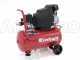 Einhell TC-AC 190/24/8 - Compressore aria elettrico carrellato - Motore 2 HP - 24 lt