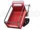 GeoTech Pro GeoPorter 330E BS - Motocarriola cingolata cassone estensibile con 4 rulli - 300Kg