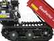 GeoTech Pro GeoPorter 330E BS - Motocarriola cingolata cassone estensibile con 4 rulli - 300Kg