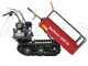 GeoTech Pro GeoPorter 330E BS - Motocarriola cingolata cassone estensibile con 4 rulli - 300Kg