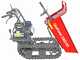 GeoTech Pro GeoPorter 330D BS - Motocarriola cingolata cassone dumper con 4 rulli - 300Kg