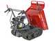 GeoTech Pro GeoPorter 330D BS - Motocarriola cingolata cassone dumper con 4 rulli - 300Kg