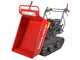 GeoTech Pro GeoPorter 330D BS - Motocarriola cingolata cassone dumper con 4 rulli - 300Kg