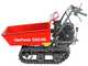 GeoTech Pro GeoPorter 330D BS - Motocarriola cingolata cassone dumper con 4 rulli - 300Kg
