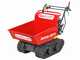 GeoTech Pro GeoPorter 330D BS - Motocarriola cingolata cassone dumper con 4 rulli - 300Kg