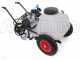 Kit motopompa irrorazione - Pompa Comet MC25 con motore elettrico con carrello e serbatoio 80L