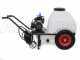 Kit motopompa irrorazione - Pompa Comet MC25 con motore elettrico con carrello e serbatoio 120L