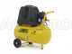 Abac Pole Position B15 - Compressore aria  elettrico carrellato - Motore 1.5 HP - 24 lt oilless