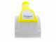 Beper Regina Bianco/Giallo - Grattugia a batteria - Cordless ricaricabile