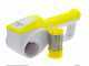 Beper Regina Bianco/Giallo - Grattugia a batteria - Cordless ricaricabile