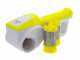 Beper Regina Bianco/Giallo - Grattugia a batteria - Cordless ricaricabile