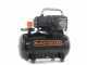 Black &amp; Decker BD195 12 NK - Compressore aria elettrico portatile monofase, oil-less - Motore 1.5 HP - 12 lt 