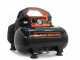 Black &amp; Decker BD 55/6 - Compressore aria elettrico portatile monofase, oil-less - Motore 0.5 HP - 6 lt 