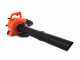 Ama AG4-BLV - Soffiatore aspiratore a scoppio 3in1 - Motore 4 tempi