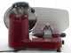 DCG AS2495 Rossa - Affettatrice con lama da 250mm inox - Corpo in alluminio pressofuso - 300W