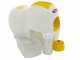 Reber Fido 9250 BG Bianco/Giallo - Grattugia elettrica da tavolo - 140W